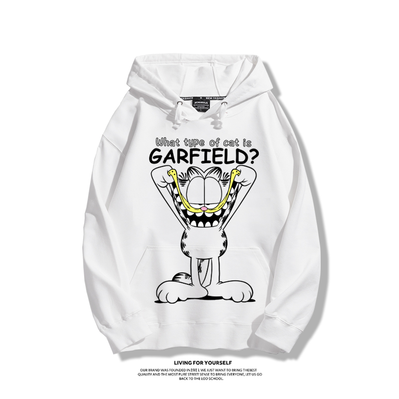 加菲貓聯名衛衣2025秋冬新款親子情侶裝連帽衛衣