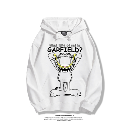 加菲貓聯名衛衣2025秋冬新款親子情侶裝連帽衛衣