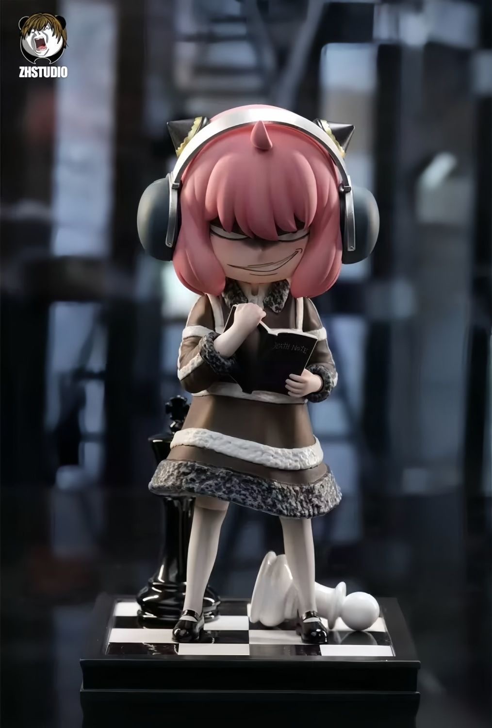 ZH 整活 筆記女孩 夜神安妮亞 雙頭雕 