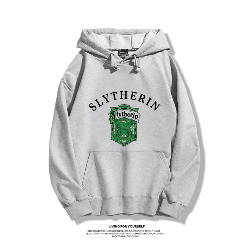 哈利波特聯名衛衣2023秋冬新款親子情侶裝薄絨款連帽衛衣