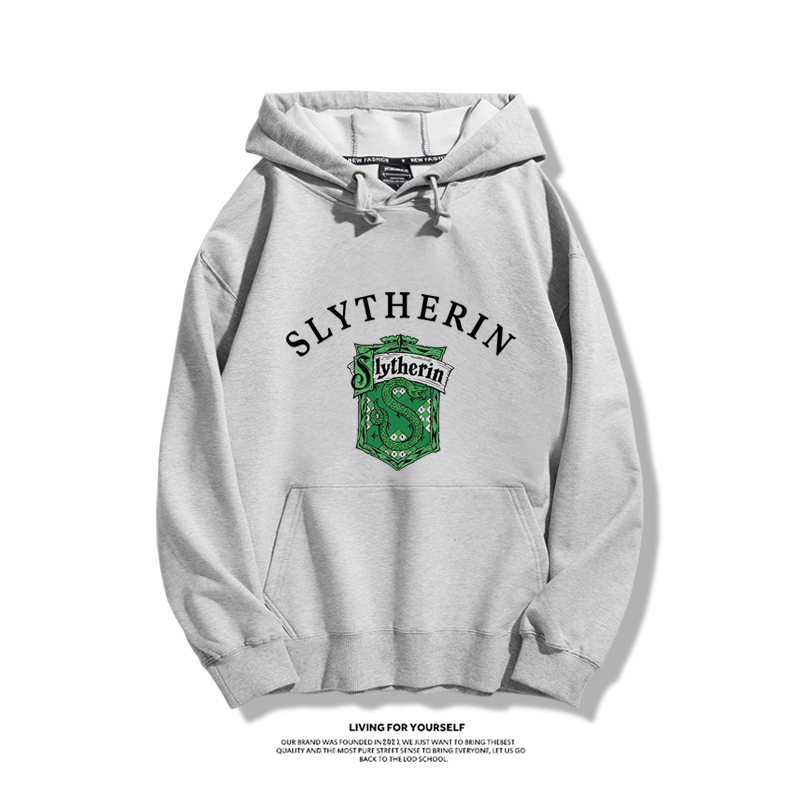哈利波特聯名衛衣2023秋冬新款親子情侶裝薄絨款連帽衛衣