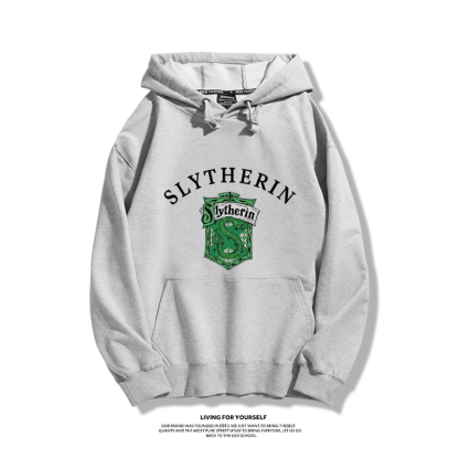 哈利波特聯名衛衣2023秋冬新款親子情侶裝薄絨款連帽衛衣