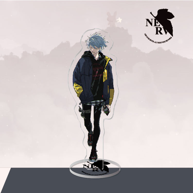 福音EVA綾波麗立牌動漫周邊亞克力鑰匙扣明日香真希波碇真嗣渚薰掛飾【單買三件起送】