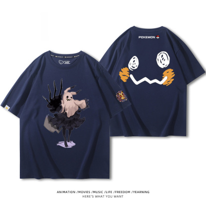 精靈寶可夢 2024親子情侶男女同款 純棉T恤