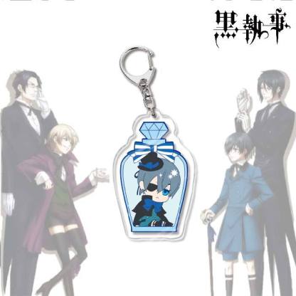黑執事塞巴斯蒂安夏爾亞克力鑰匙扣掛飾【單買三件起送】