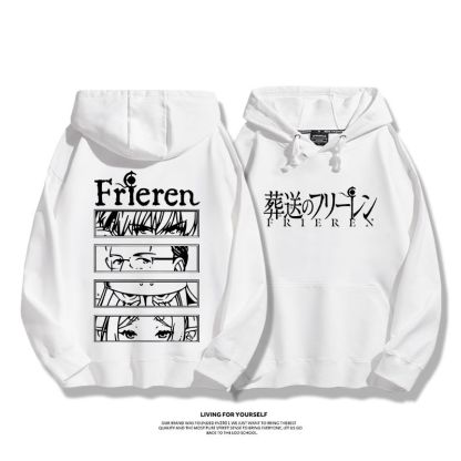 葬送的芙莉蓮2023秋冬新款親子情侶裝薄絨款連帽衛衣