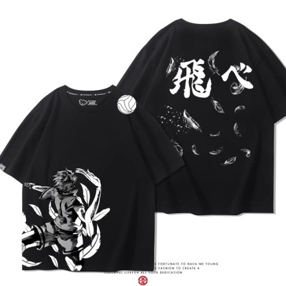 排球少年 2024親子情侶男女同款 純棉T恤