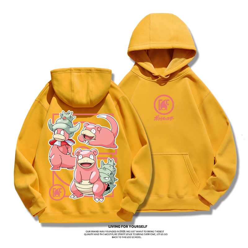 寶可夢聯名衛衣2024秋冬新款親子情侶裝薄絨款連帽衛衣