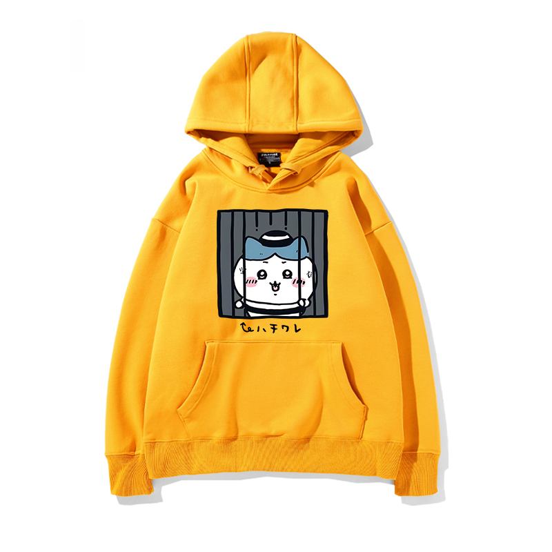 chiikawa 2024秋冬新款親子情侶裝薄絨款連帽衛衣