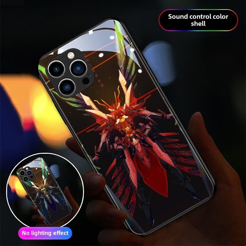 [英文]機動戰士鋼彈來電閃智能發光手機殼