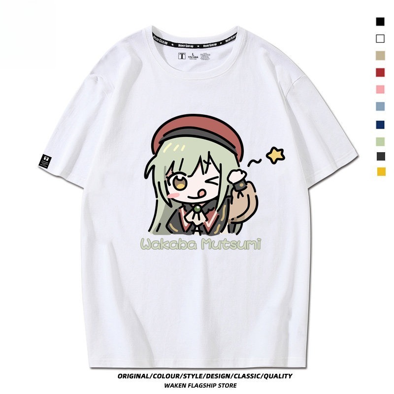 BanG Dream! Ave Mujica 印花短袖T恤