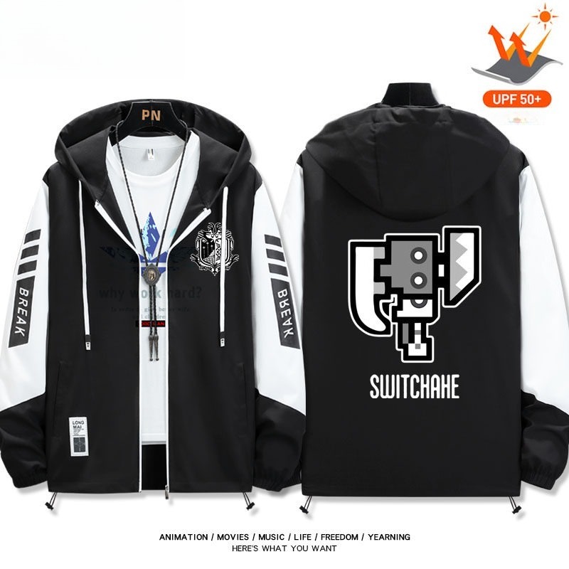 魔物獵人 輕薄透氣拉鏈防曬衣外套