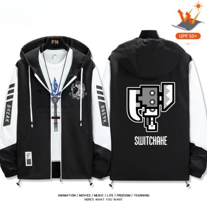 魔物獵人 輕薄透氣拉鏈防曬衣外套