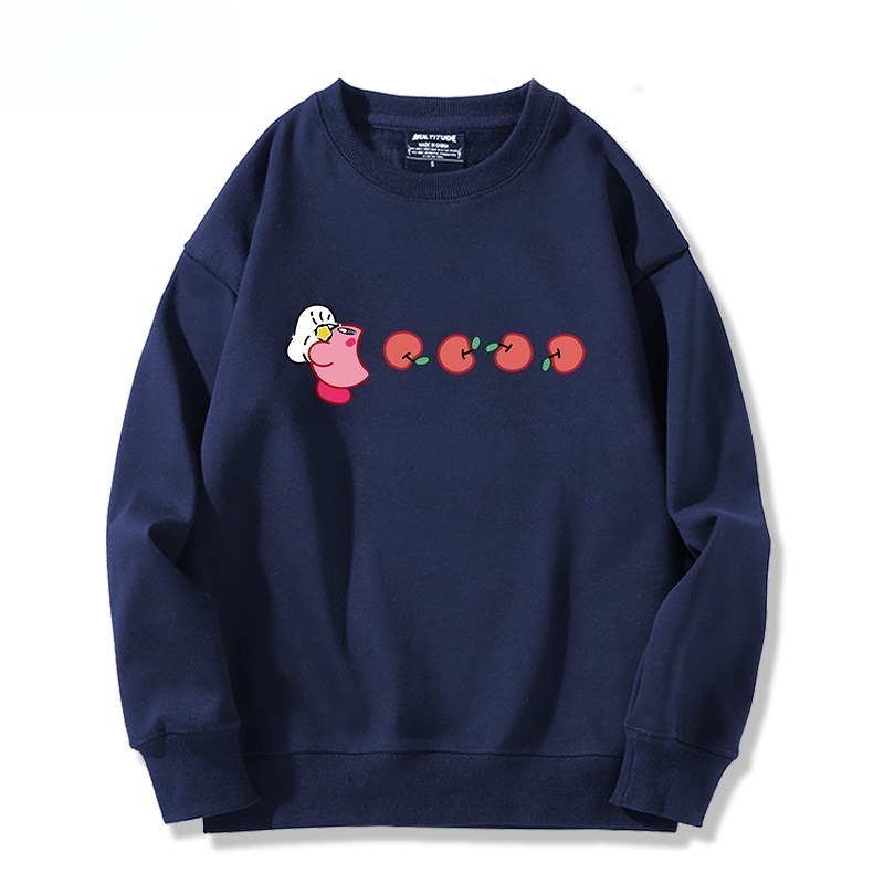 精靈寶可夢星之卡比 聯名親子情侶裝 圓領長袖