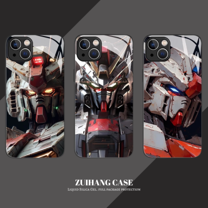 機動戰士鋼彈新款高清全包防摔玻璃殼