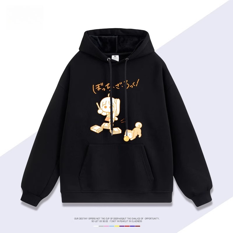 孤獨搖滾 聯名衛衣2025秋冬新款親子情侶裝連帽衛衣