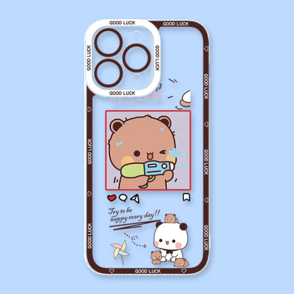 一二布布天使眼透明防摔軟殼