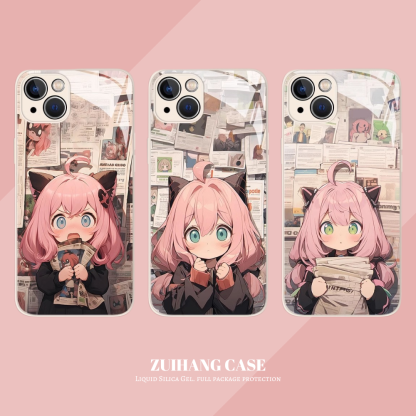 間諜家家酒新款高清全包防摔玻璃殼