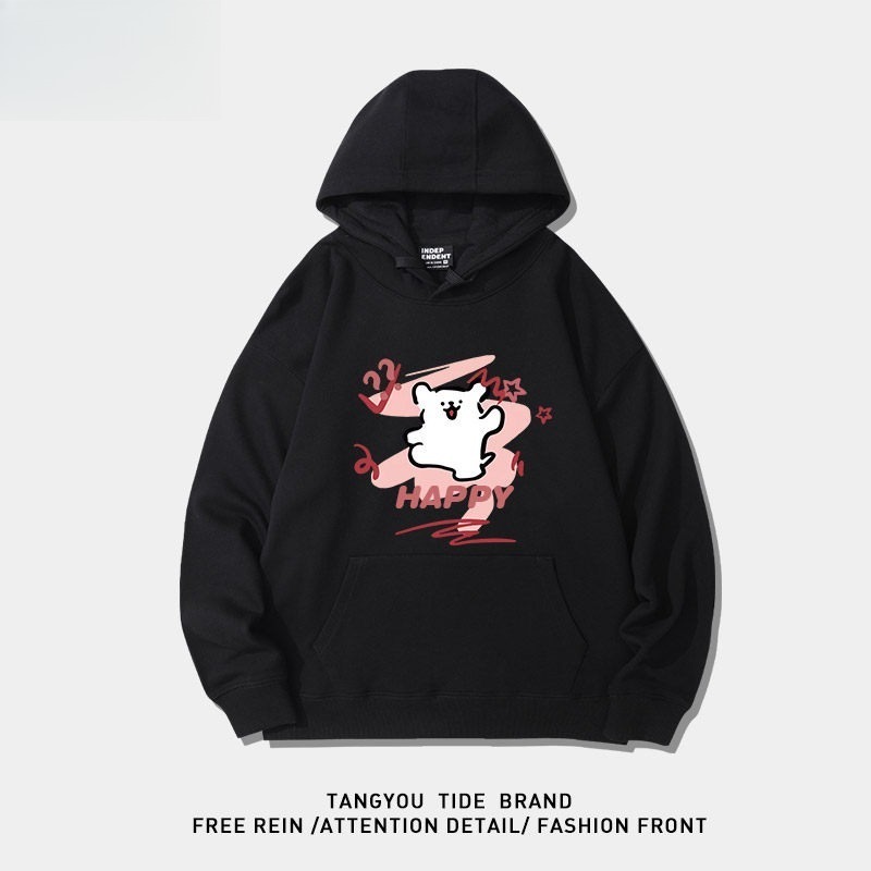 線條小狗 聯名衛衣2026秋冬新款親子情侶裝 圓領長袖/連帽衛衣