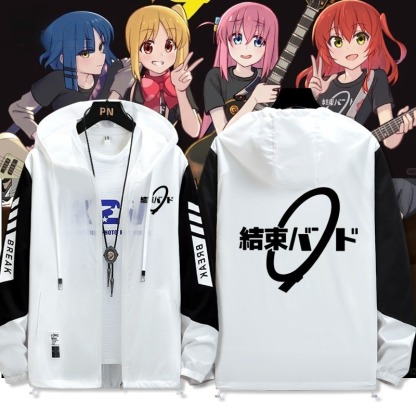 孤獨搖滾 輕薄透氣拉鏈防曬衣外套