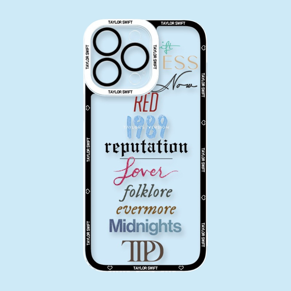 TaylorSwift黴黴天使眼透明防摔軟殼