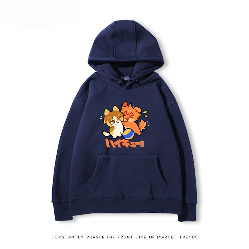 排球少年 聯名衛衣2026秋冬新款 親子情侶連帽衛衣