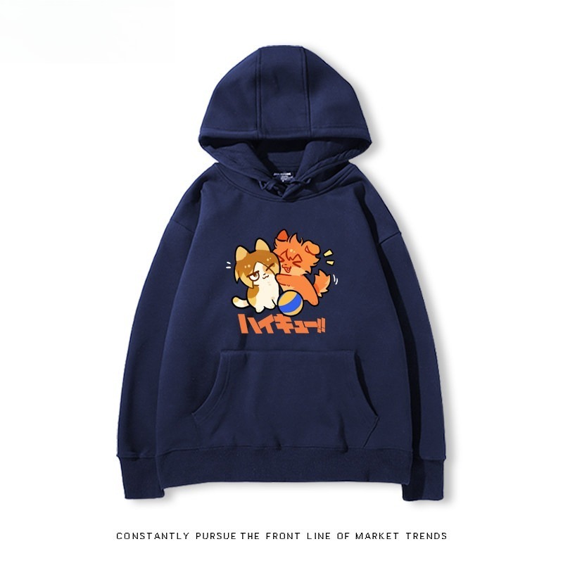 排球少年 聯名衛衣2026秋冬新款 親子情侶連帽衛衣