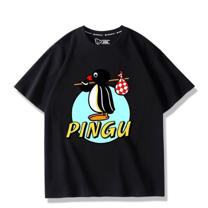 Pingu企鵝家族周邊 印花短袖T恤