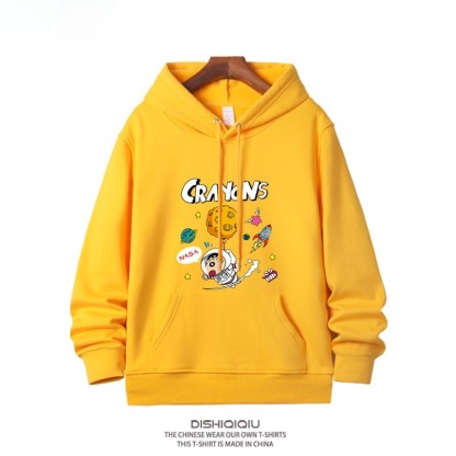 蠟筆小新新款 親子情侶男女連帽衛衣