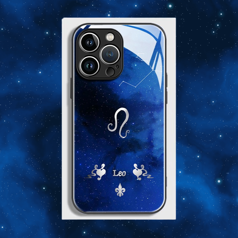 十二星座新款高清全包防摔玻璃殼