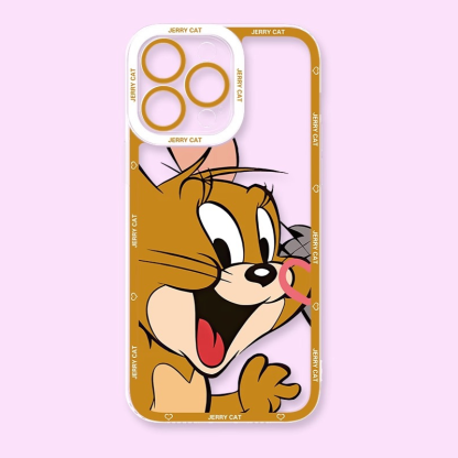 貓和老鼠天使眼透明防摔軟殼