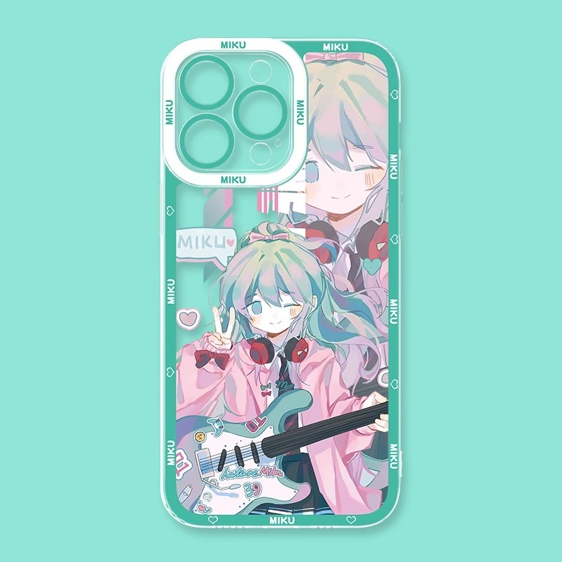 初音未來天使眼透明防摔軟殼