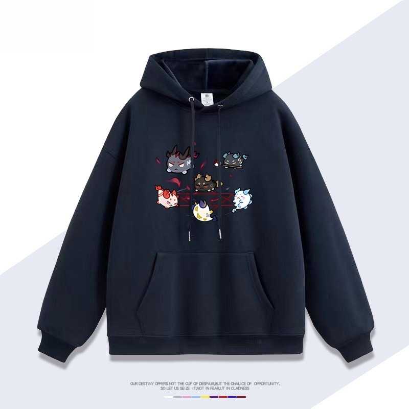 明日方舟龍泡泡新款 親子情侶男女連帽衛衣