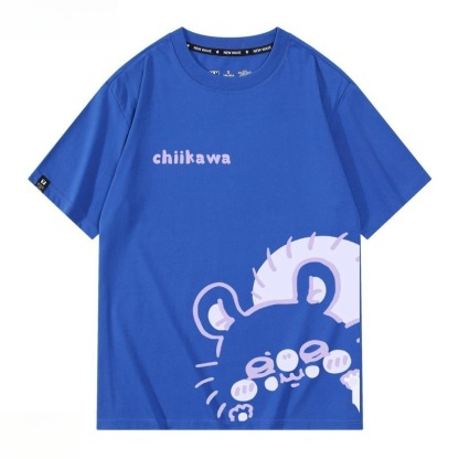 Chiikawa 2026親子情侶男女同款 印花短袖T恤