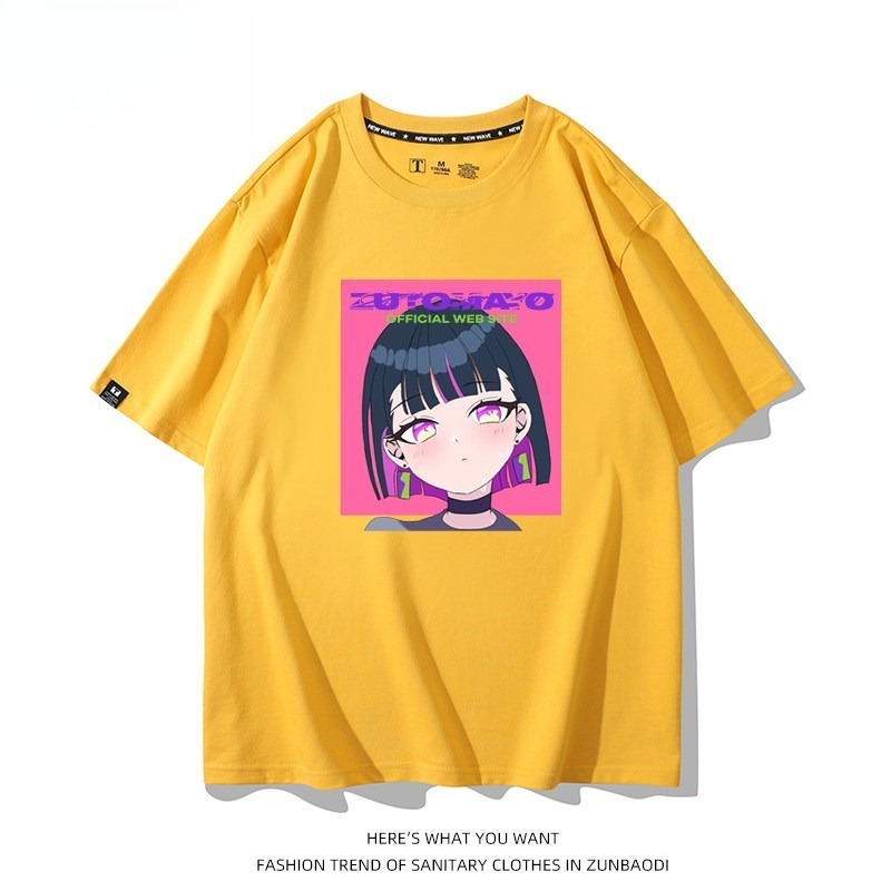 永遠是深夜有多好 2026親子情侶男女同款 印花短袖T恤