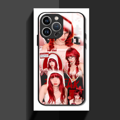 (G)I-DLE新款高清全包防摔玻璃殼