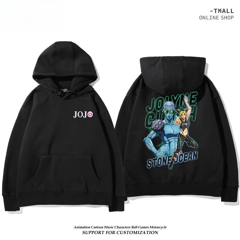 JOJO的奇妙冒險 親子情侶男女連帽衛衣
