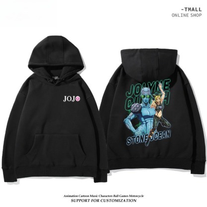 JOJO的奇妙冒險 親子情侶男女連帽衛衣