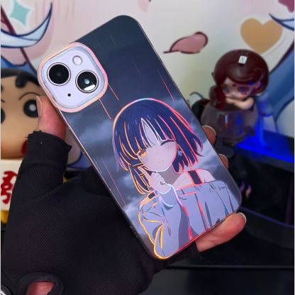 孤獨搖滾極光金防摔手機殼