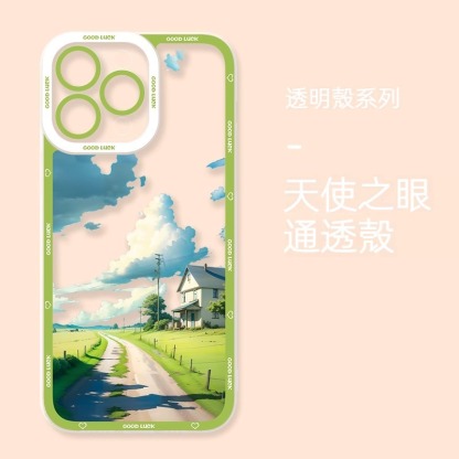 風景 天使眼透明防摔軟殼