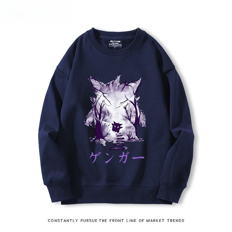 寶可夢耿鬼 聯名親子情侶裝 圓領長袖