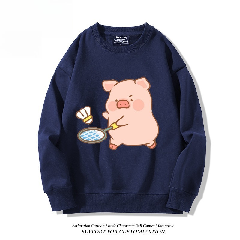 LuLu豬 聯名親子情侶裝 圓領長袖