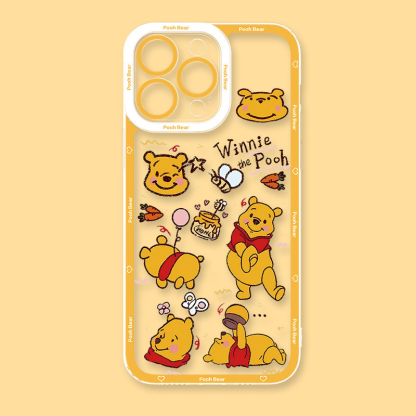 Pooh Bear小熊維尼 天使眼透明手機殼