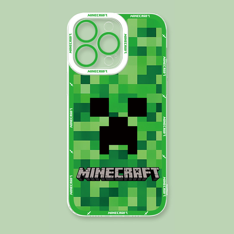 Minecraft麥塊天使眼透明防摔軟殼