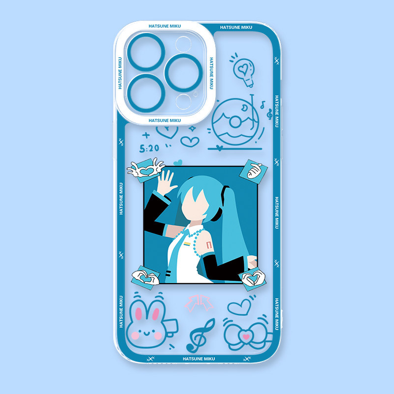 初音未來 天使眼透明手機殼