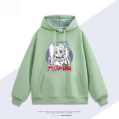 碧藍檔案愛麗絲新款 親子情侶男女連帽衛衣