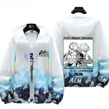 JOJO的奇妙冒險 輕薄透氣漸變防曬衣外套