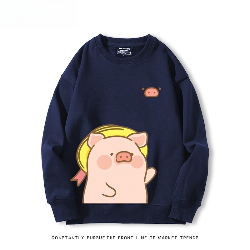 LuLu豬 聯名親子情侶裝 圓領長袖