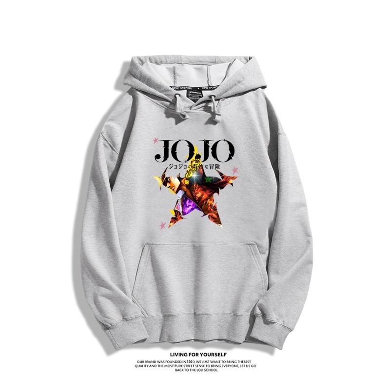 JOJO的奇妙冒險 聯名衛衣2025秋冬新款親子情侶裝連帽衛衣