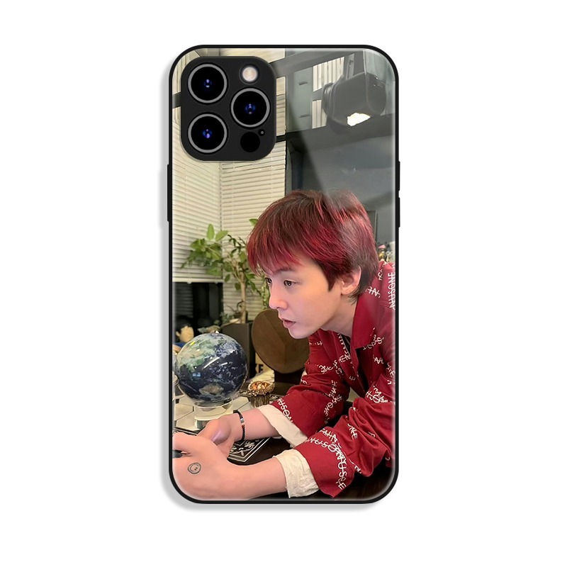 GD權志龍新款高清全包防摔玻璃殼